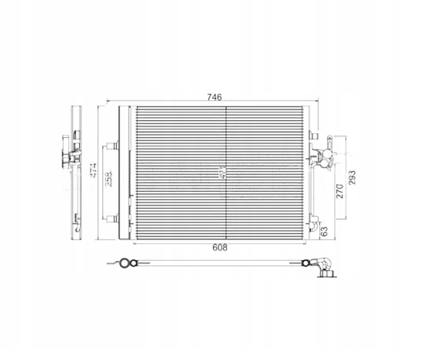 фото №1, Конденсатор кондиціонера ford galaxy 2006- 1405365