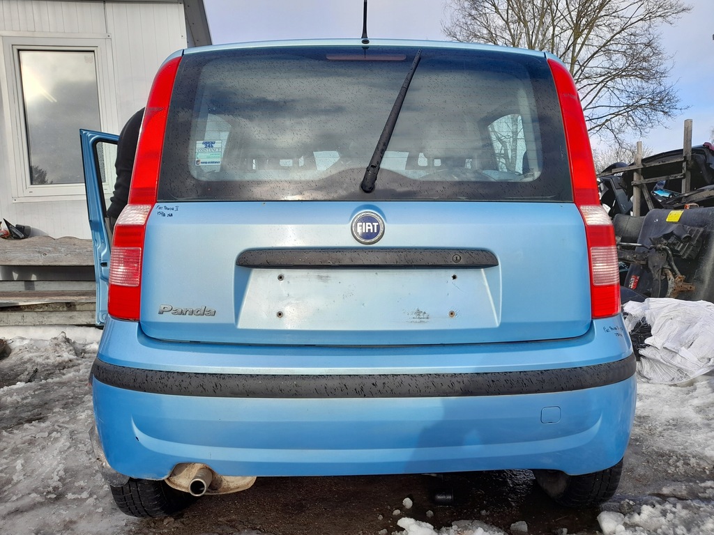 фото №13, Fiat panda ii кришка багажника багажника задня 737/a