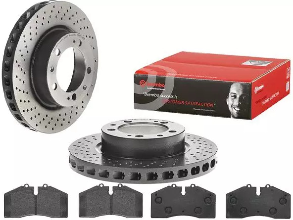 фото №1, Brembo тормозные диски+ тормозные колодки p porsche 911 993 304mm