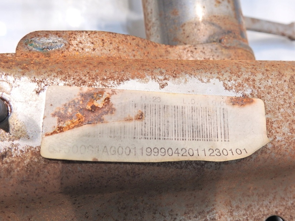 фото №8, Балка каркас консоли honda accord vi