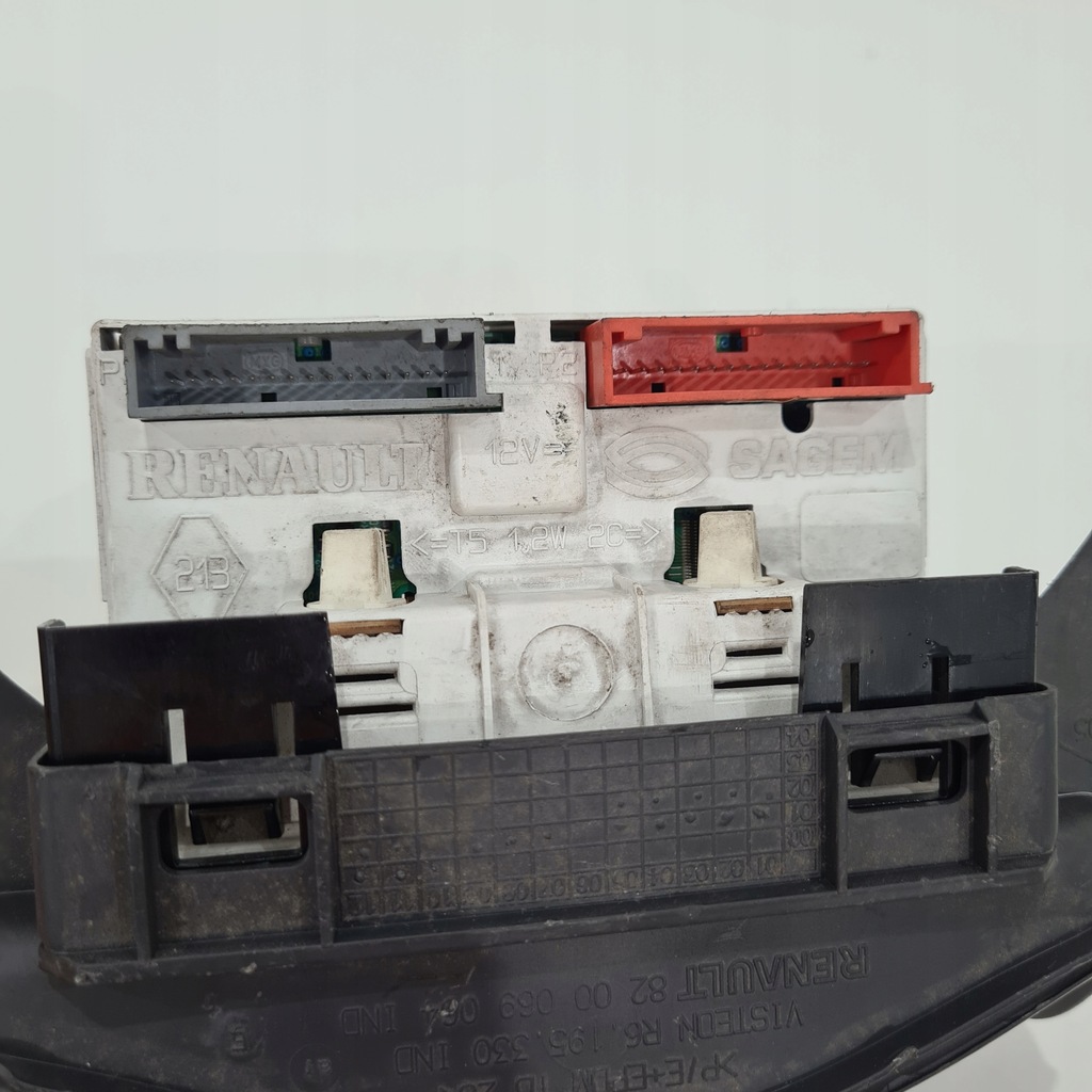 фото №4, Рамка + дисплей 8200069064 радио приборная панель температура