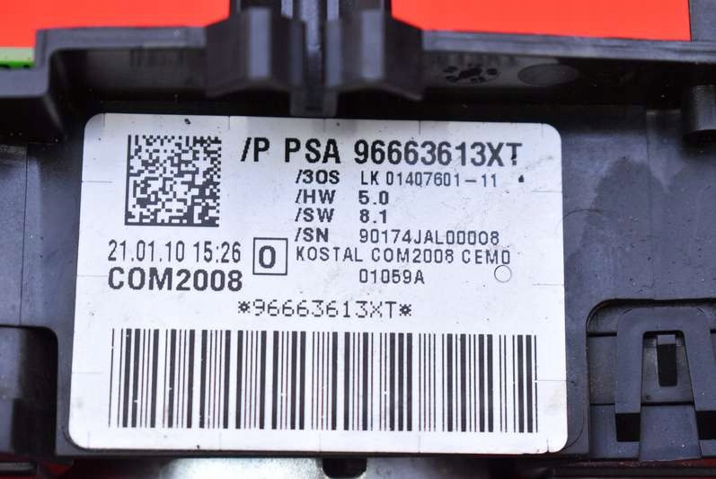 фото №7, Перемикач комбінований перемикач підрульовий 96663613xt peugeot 5008 1 i 09-13