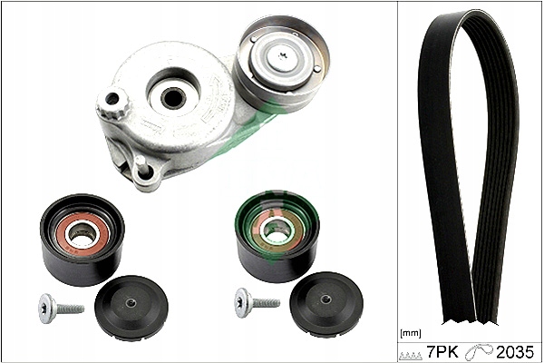 фото №2, Schaeffler ina 529 0050 10 набор ремень клиновой многоручейковый