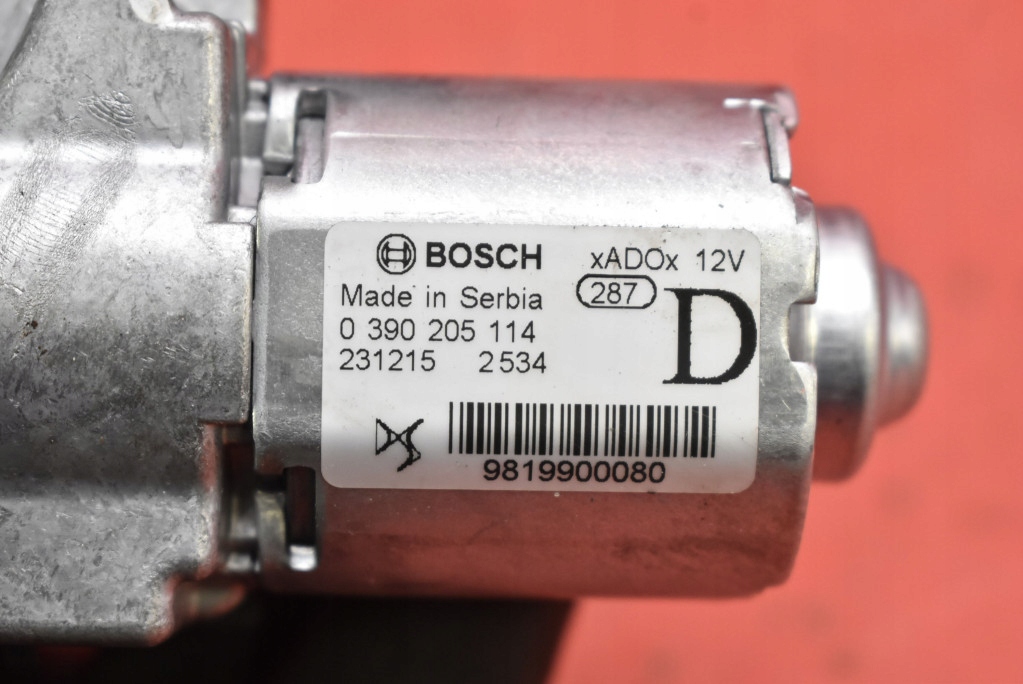 фото №7, Моторчик дворники задняя 9819900080 opel mokka b 20-