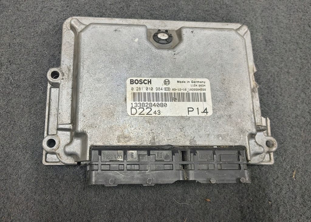 фото №1, Koper ducato 2.2 бортовой компьютер двигателя 0281010984