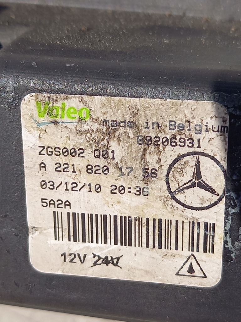 Led хром левый mercedes a221 a2218201756 Недорого