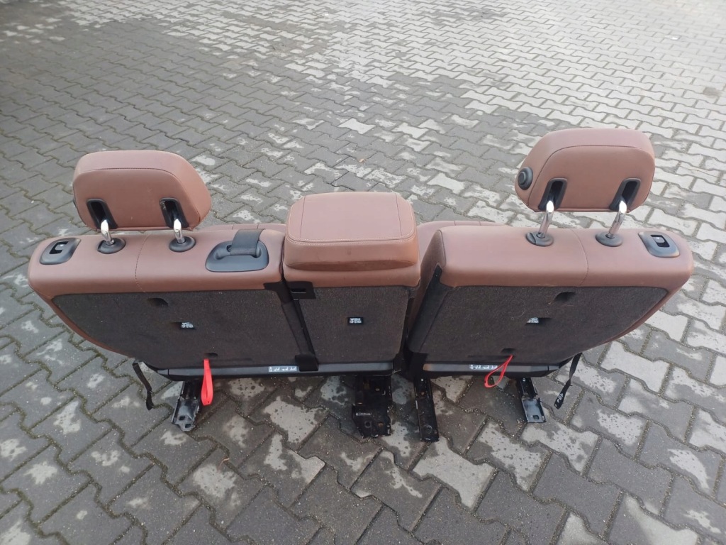 фото №8, Сидіння сидіння задні заднє сидіння задня задня коричнева шкіра bmw g07 x7