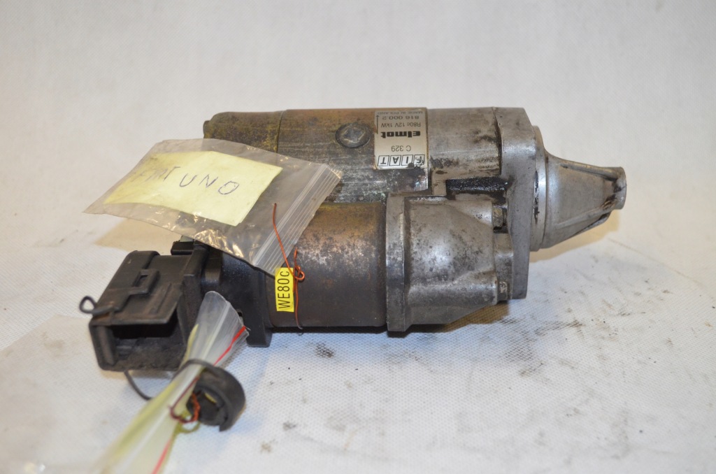 Fiat uno стартер 8160002 elmot r80c с Разборки