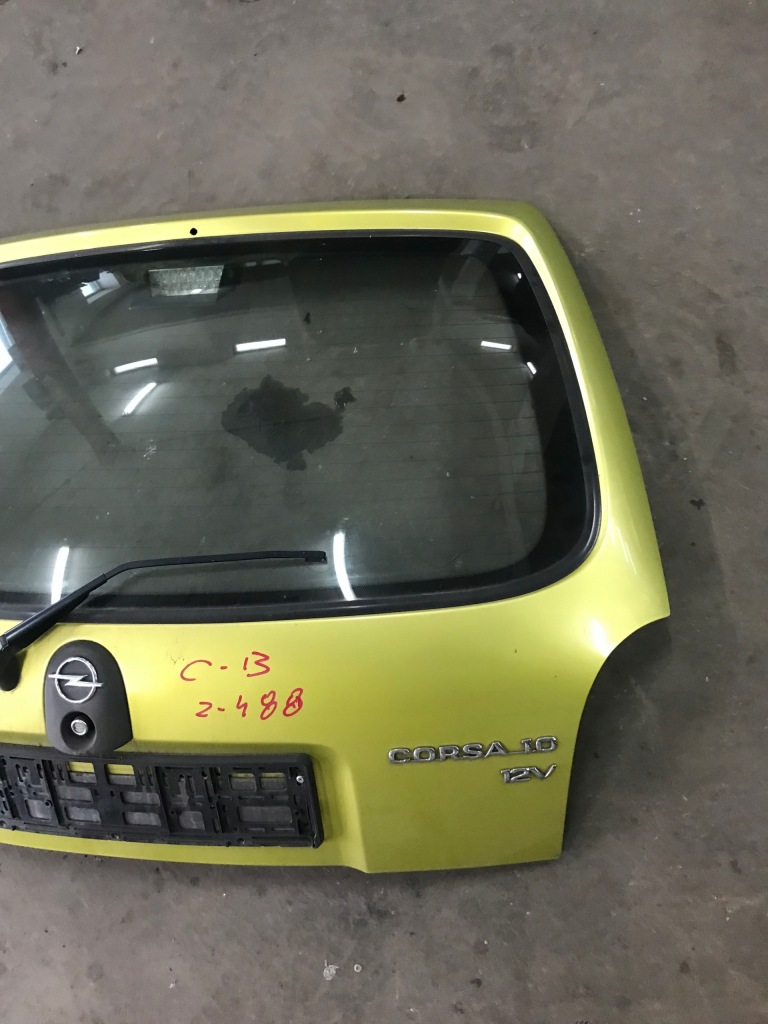 фото №3, Opel corsa b 3d z488 крышка багажника багажника
