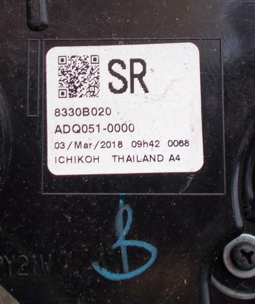 фото №5, Mitsubishi space star ii lift лампа задняя правая eu