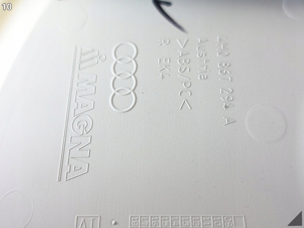 фото №11, Audi a8 s8 4h0 d4 lift 09-17 верхній обшивка захист правого стійка b