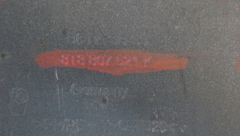 фото №14, Накладка бампера задняя audi s5 8t sportback 8t8807521k