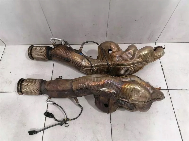 Купить Audi r8 4s catalytic converter manifold set 420131090e exhaust 420251212t