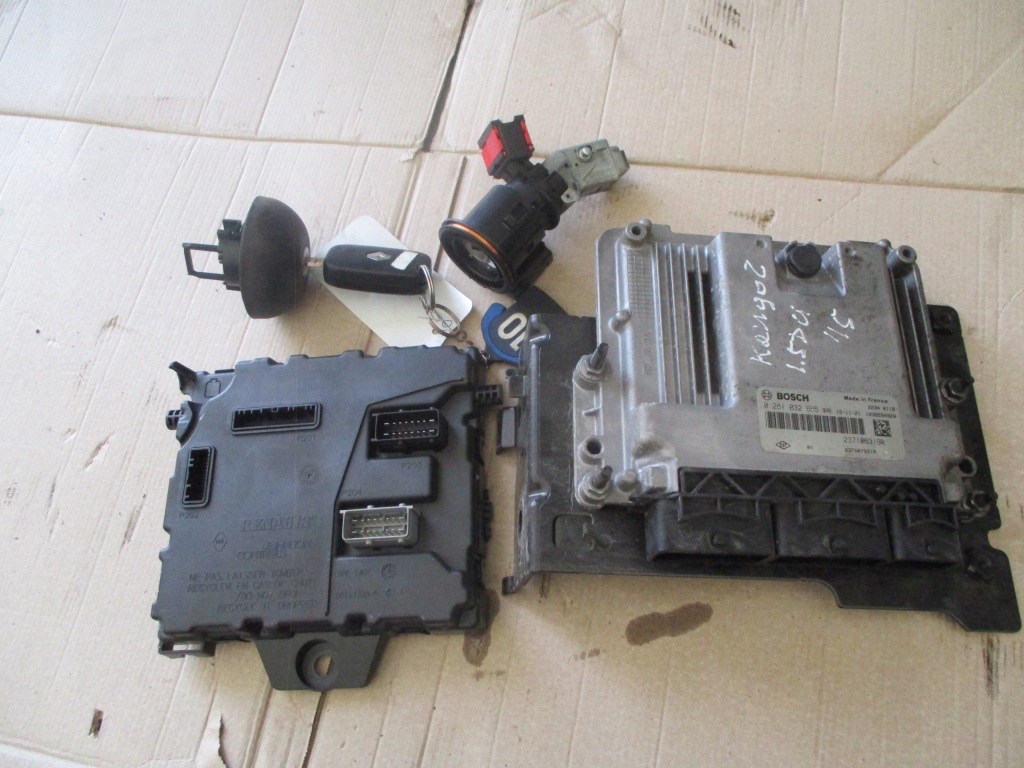 фото №1, Renault kangoo ii бортовой компьютер ключ 0281032885