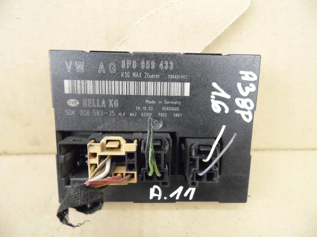 фото №1, Audi a3 s3 8p модуль комфорта 8p0959433