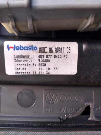 фото №12, Люк audi a6 c5 kombi przedlift