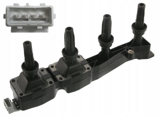 фото №1, Катушка зажигания citroen berlingo 1.6/1.6 16v 96-