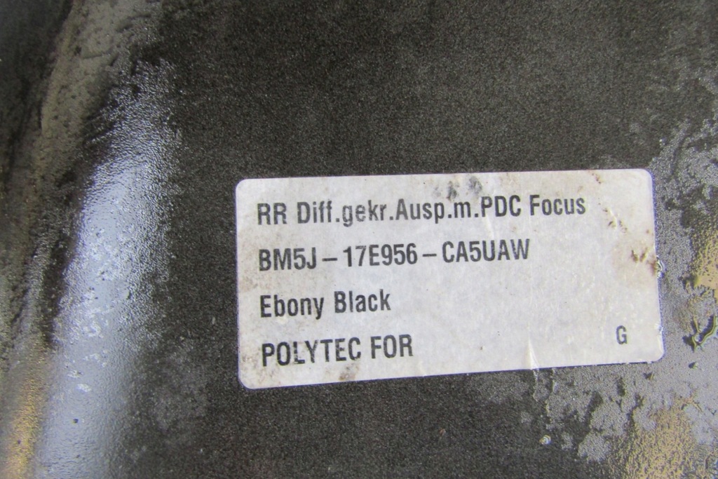 фото №9, Спойлер накладка диффузор задняя ford focus 3 st 10-13