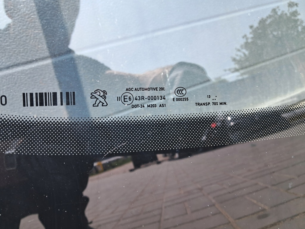 фото №8, Peugeot 308 ii t9 стекло лобовое передняя оригинал 2013 скол