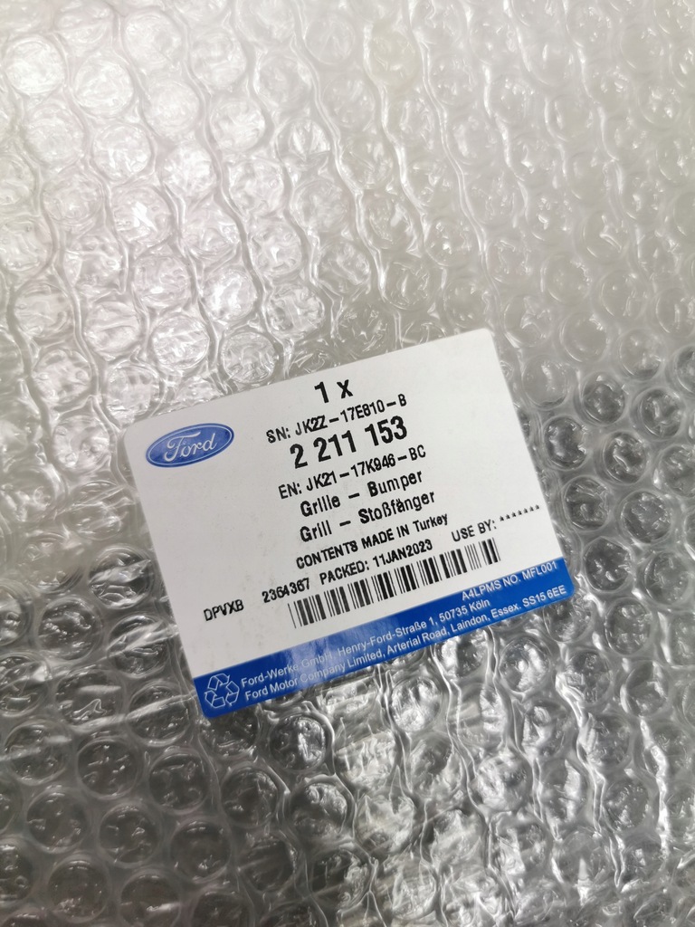 фото №14, Решётка бампера переднего ford transit custom 2018-2023 оригинальный номер 2211153