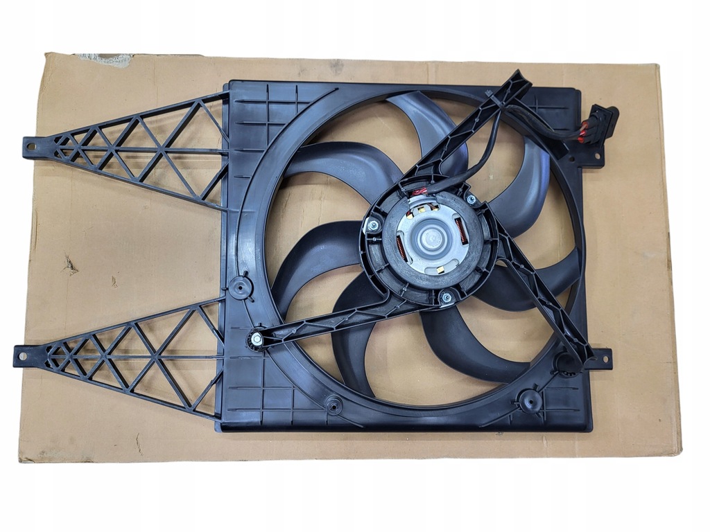фото №1, Вентилятор радиатора vw polo fox roomster rapid fabia toledo ibiza cordoba