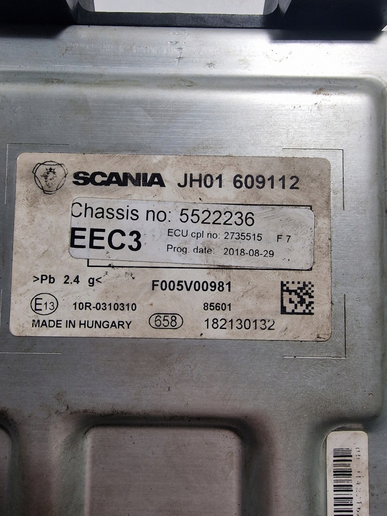 Блок управления модуль adblue eec3 scania r s ngs ntg в Украине