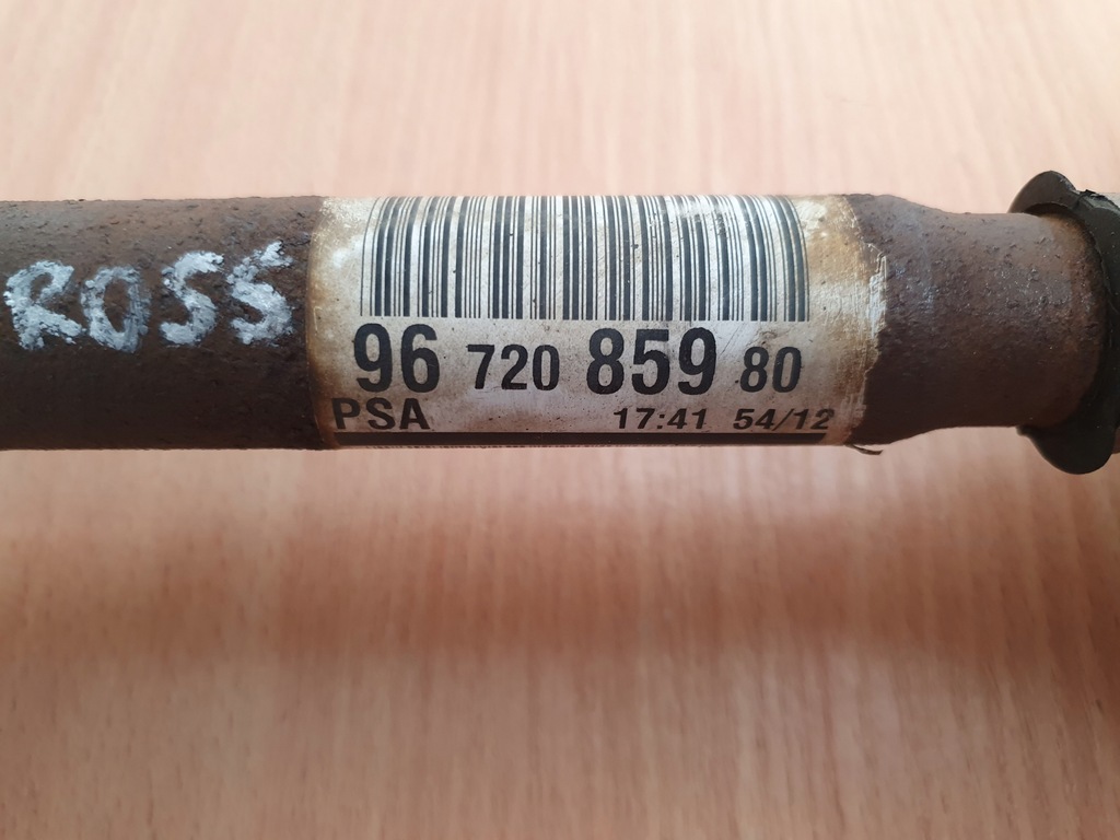 фото №12, Приводной вал перед правая 9672086080 левая 9672085980 citroen ds4 1.6 thp