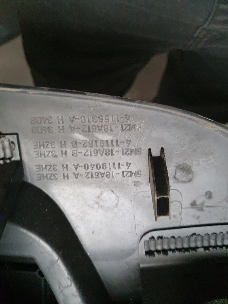 фото №6, Жабо панелі приладової панелі ford s-max i 6m21-18a612-ah