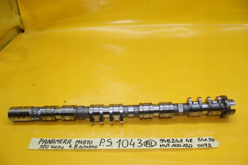 фото №13, Вал розподільного валу правий впускний  porsche panamera 970 4.8 bit m4870 9482414r