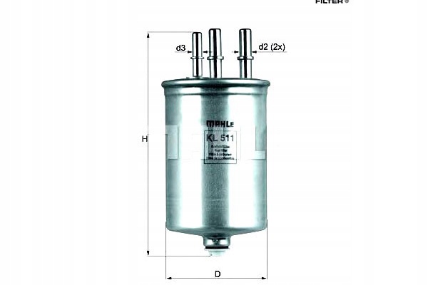 фото №1, Knecht фильтр топлива ford tourneo connect, transit