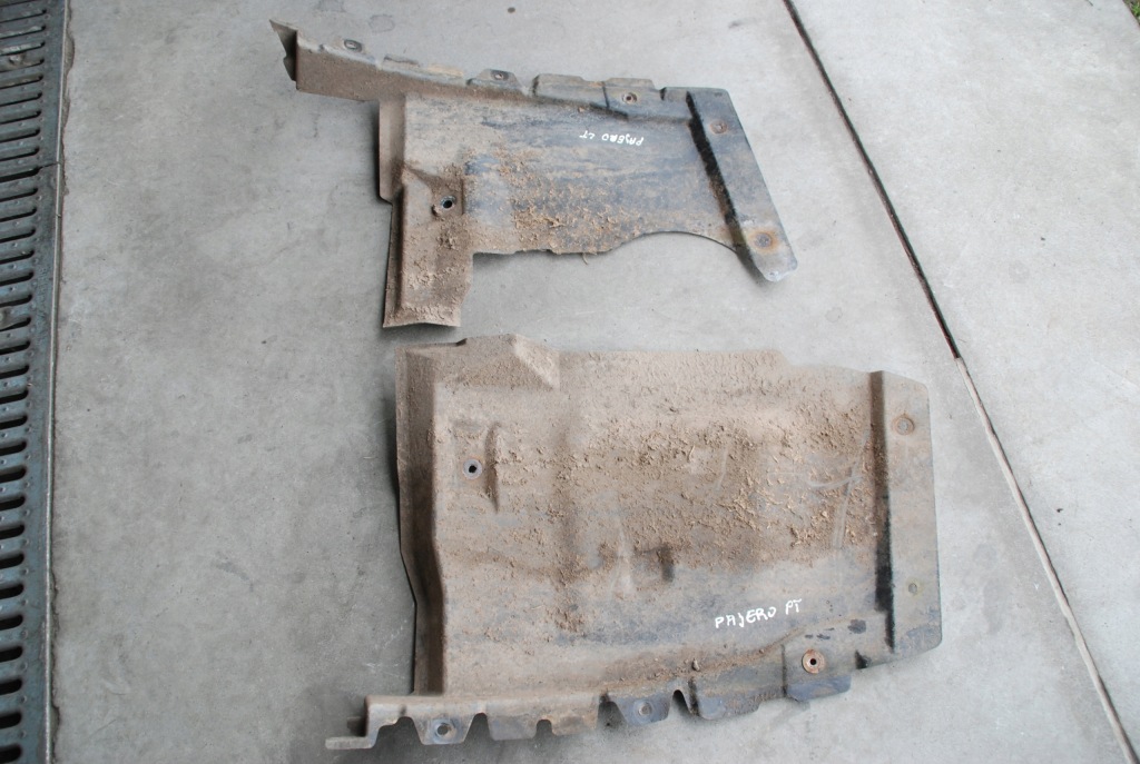 фото №1, Защита подвеска l / p задняя mitsubishi pajero iv 07-