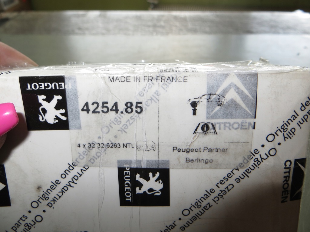 фото №7, Тормозные колодки тормозные перед peugeot partner berlingo