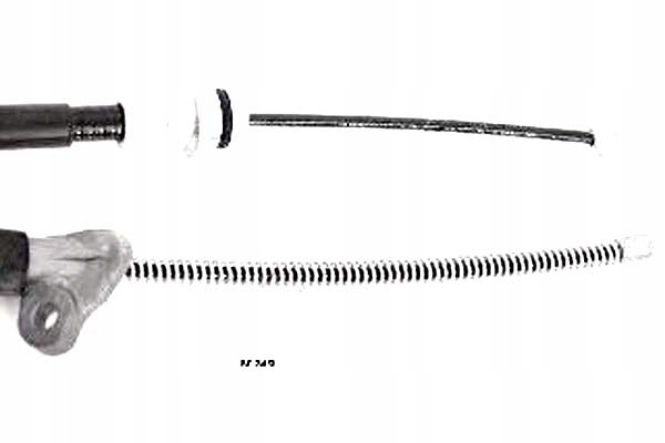 фото №1, Трос гальма ручного suzuki задня grand vitara 1,9