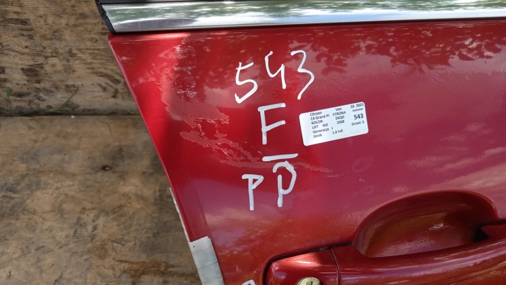 фото №10, Citroen c4 grand picasso i дверь перед правый ekqd