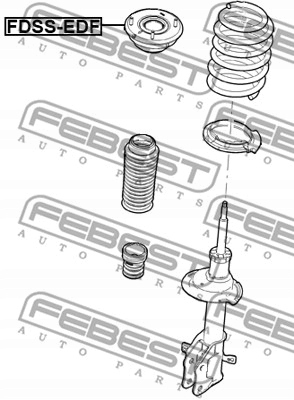 фото №2, Подушка амортизатора, кронштейн febest fdss-edf