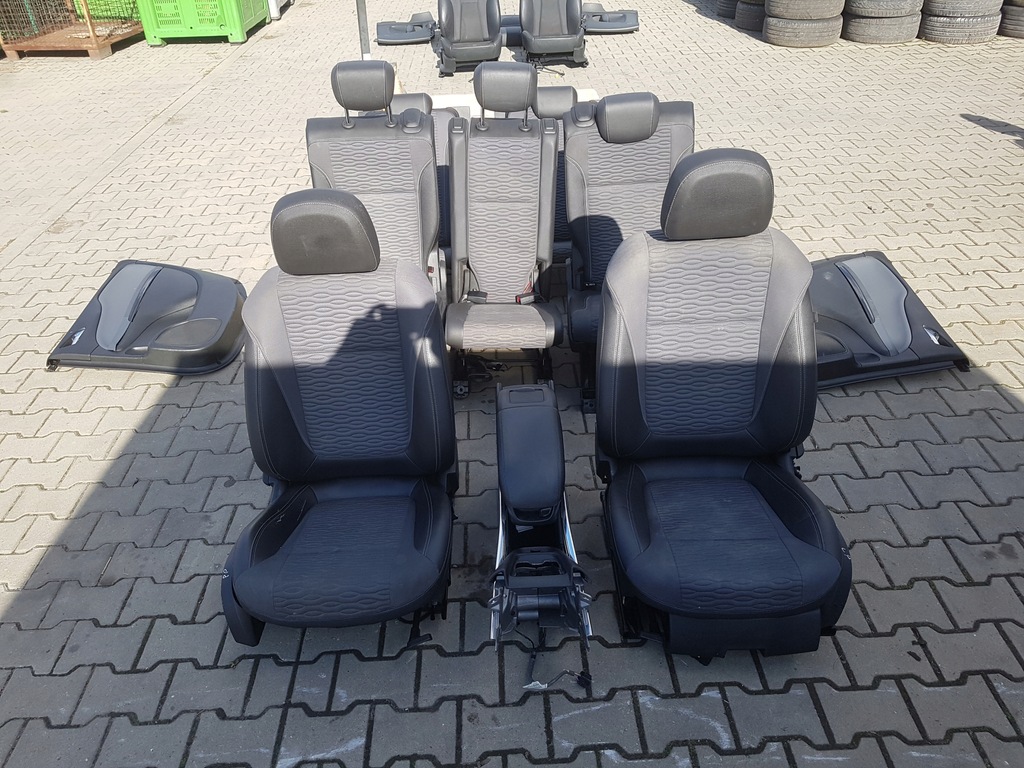 фото №1, Opel zafira c сидіння комплект сидінь 7 осіб