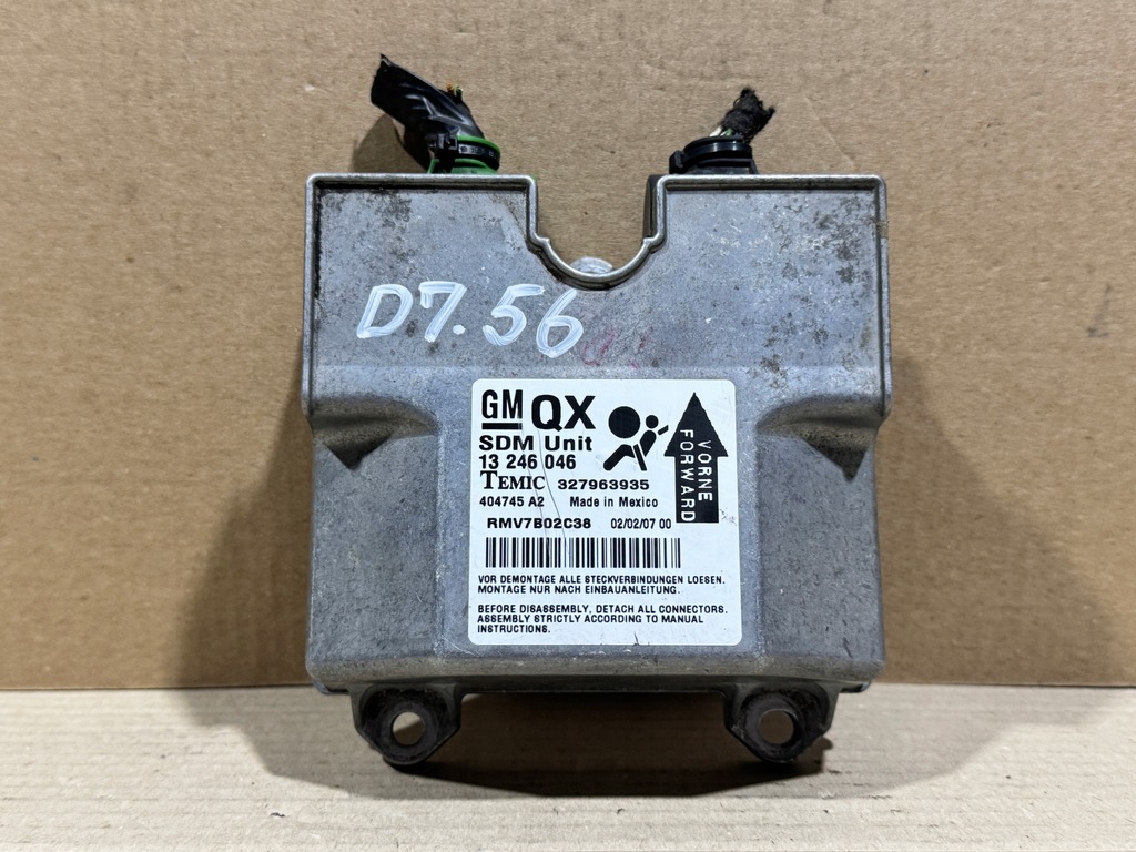 фото №1, Датчик модуль подушка безопасности opel zafira b 13246046