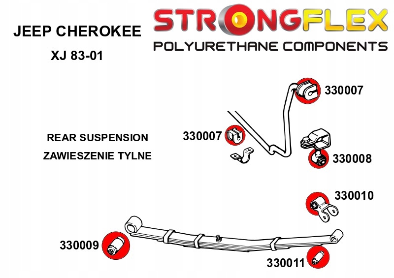 фото №2, 330007a - втулка стабілізатора заднього sport strongflex