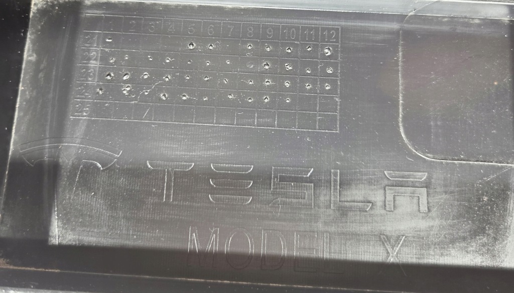 фото №9, Tesla model x защита плита бампер перед 1588198-00-c передняя