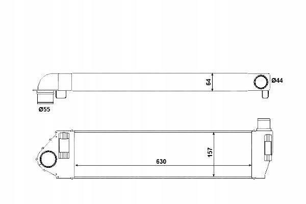 фото №2, Nrf інтеркулер renault grand scenic ii 1.9 dci j