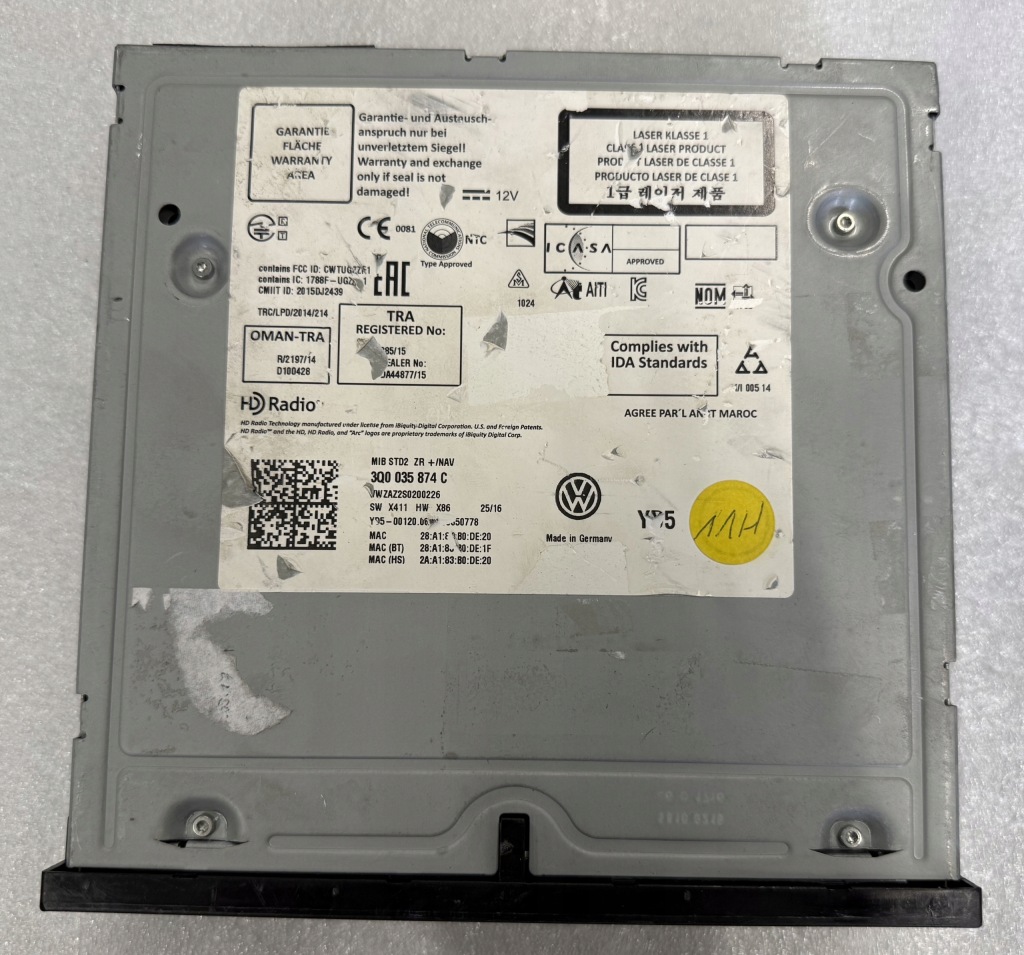 фото №1, Vw t-roc считыватель блок навигации карта sd 3q0035874c.....