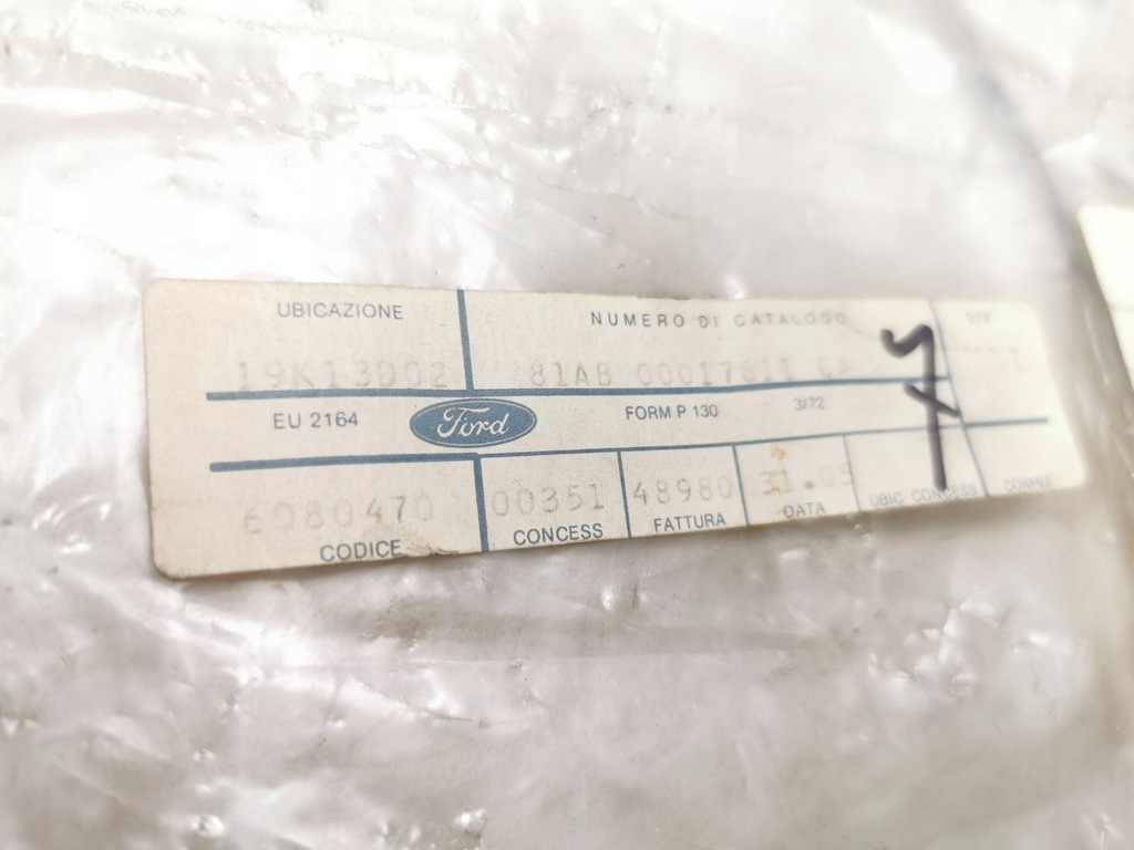 фото №9, Молдинг ліва бампера задня ford escort/orion 1981-1986 ca оригінальний номер 6080470