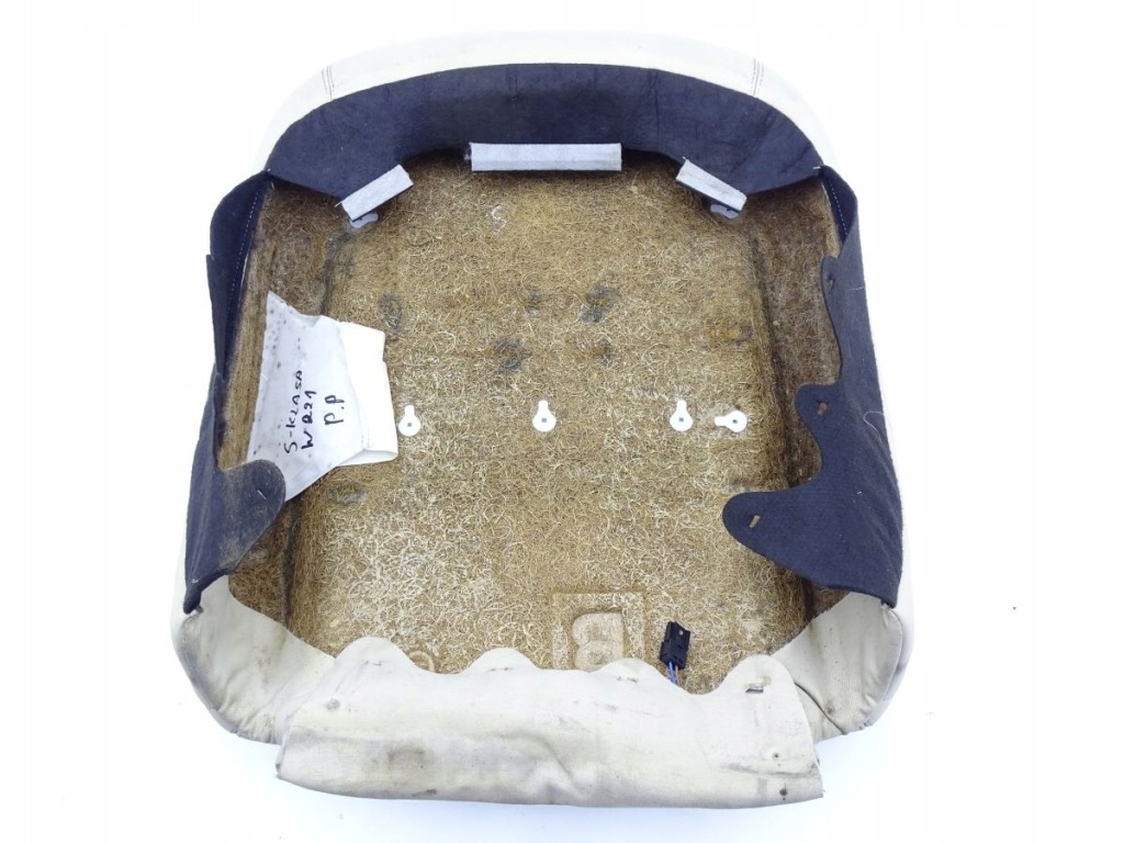 фото №5, Mercedes s w221 спинка сидіння правий перед шкіра