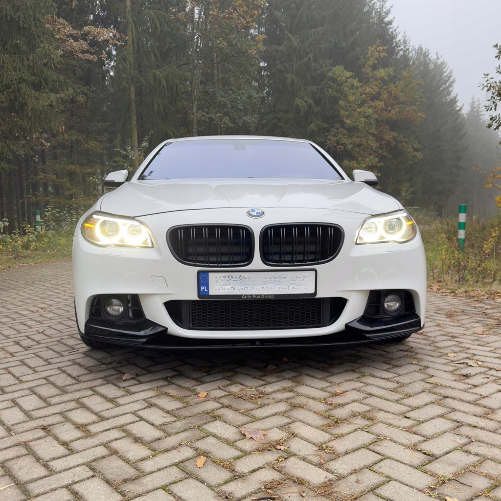 фото №14, Накладка бампера спліттер bmw f10 f11 чорний блиск m3 передній m набір