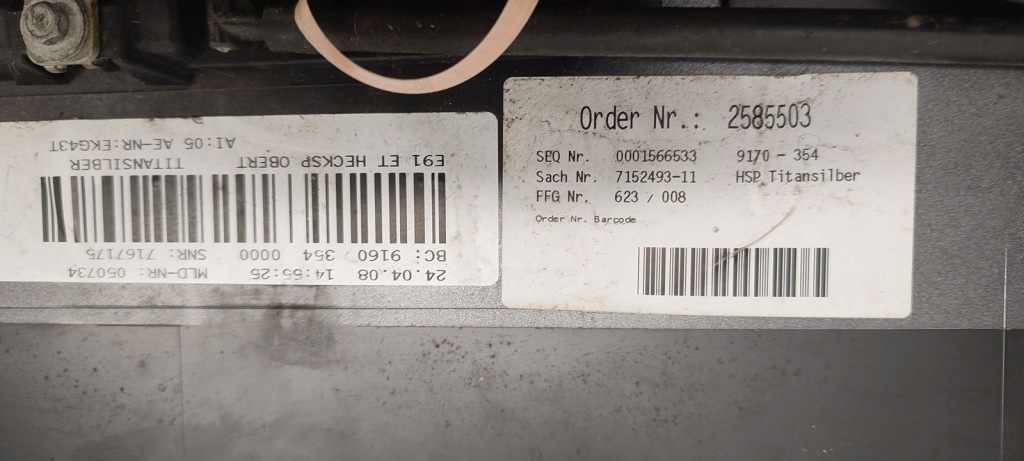 Спойлер спойлер задній кришки bmw e91 2,0d 354 Доставка