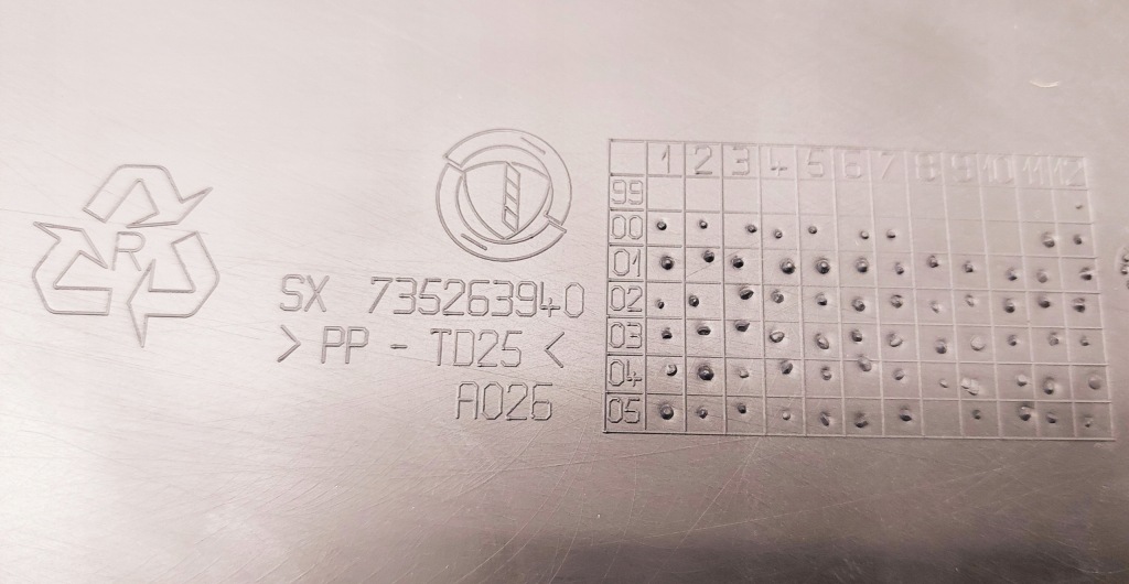 фото №5, Оригинал alfa romeo защита обшивка стойка левая 735293377 alfa romeo 147