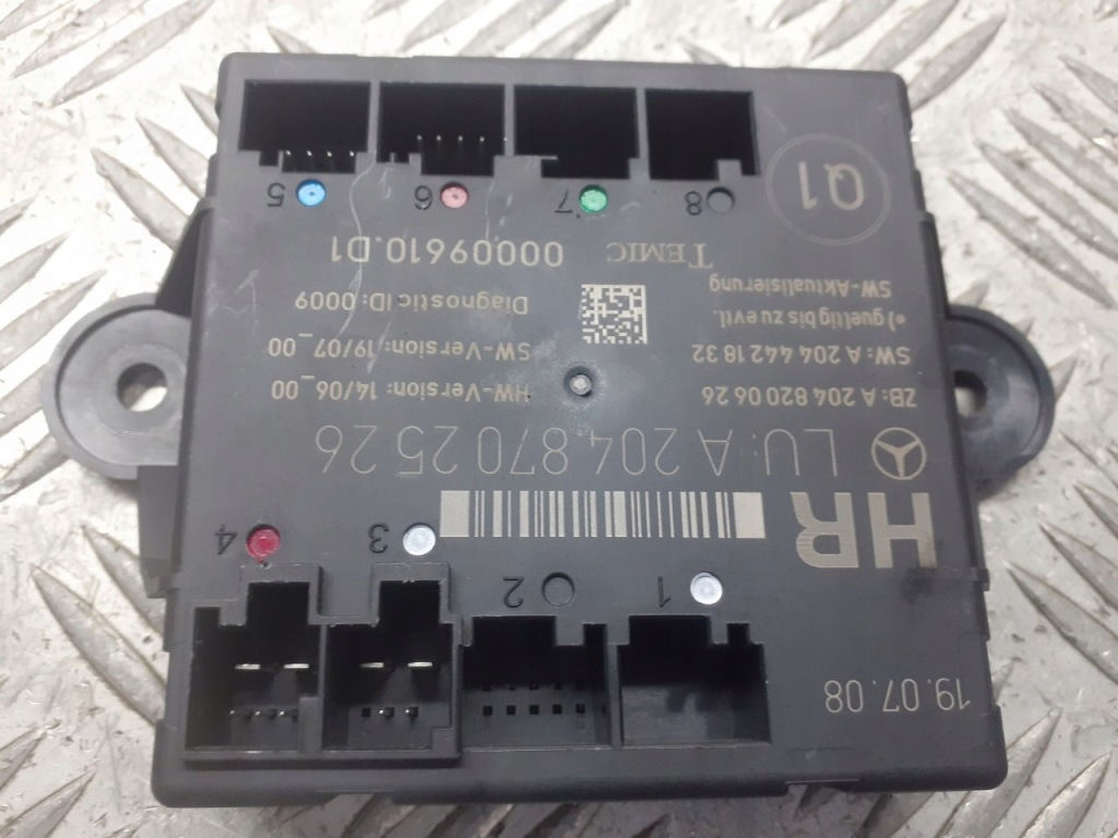 фото №1, Модуль дверь mercedes c-klasa w204 1.8 компрессор a2048702526