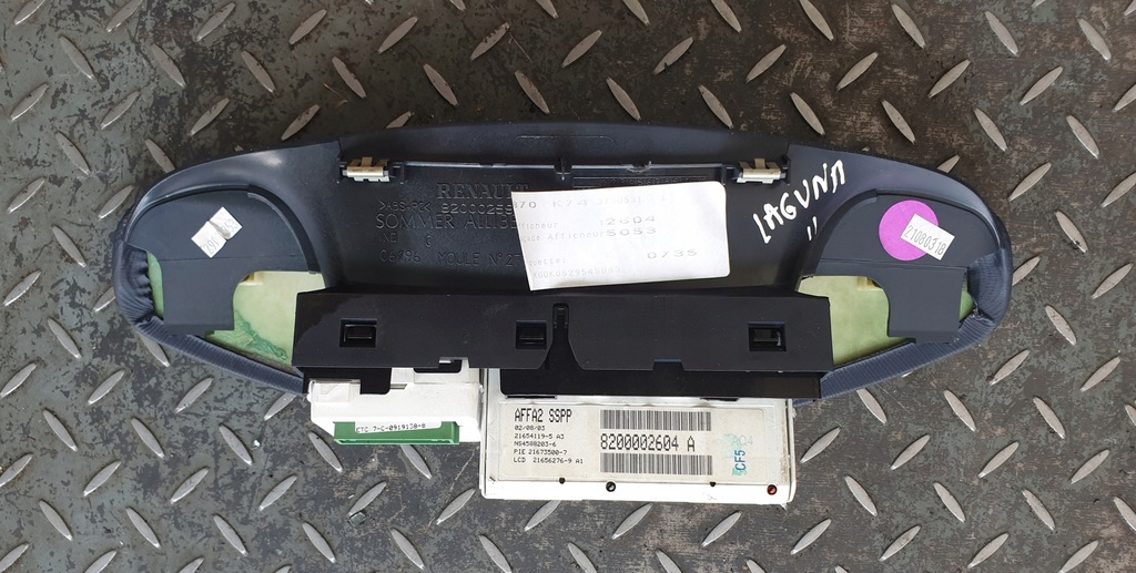 фото №4, Дисплей приладова панель renault laguna ii 8200002604a