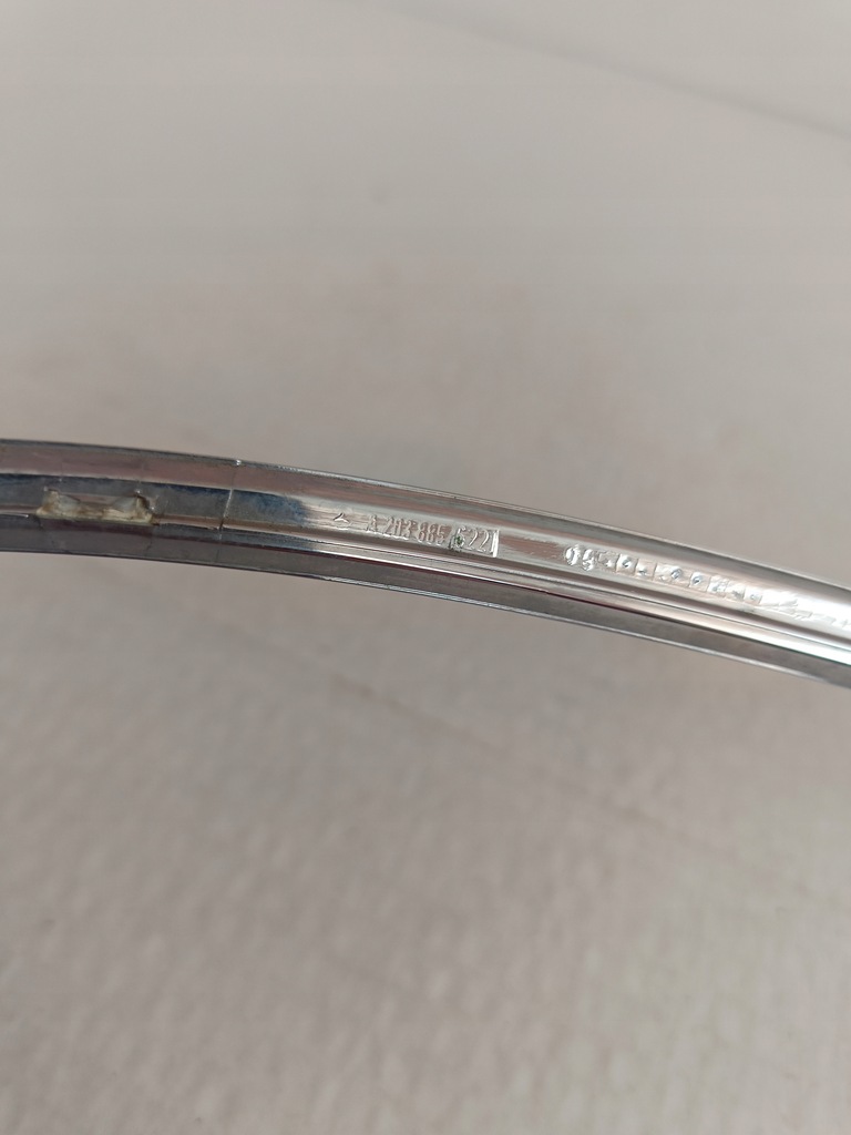 фото №8, Хром молдинг бампера перед правый a2038856221 mercedes w203