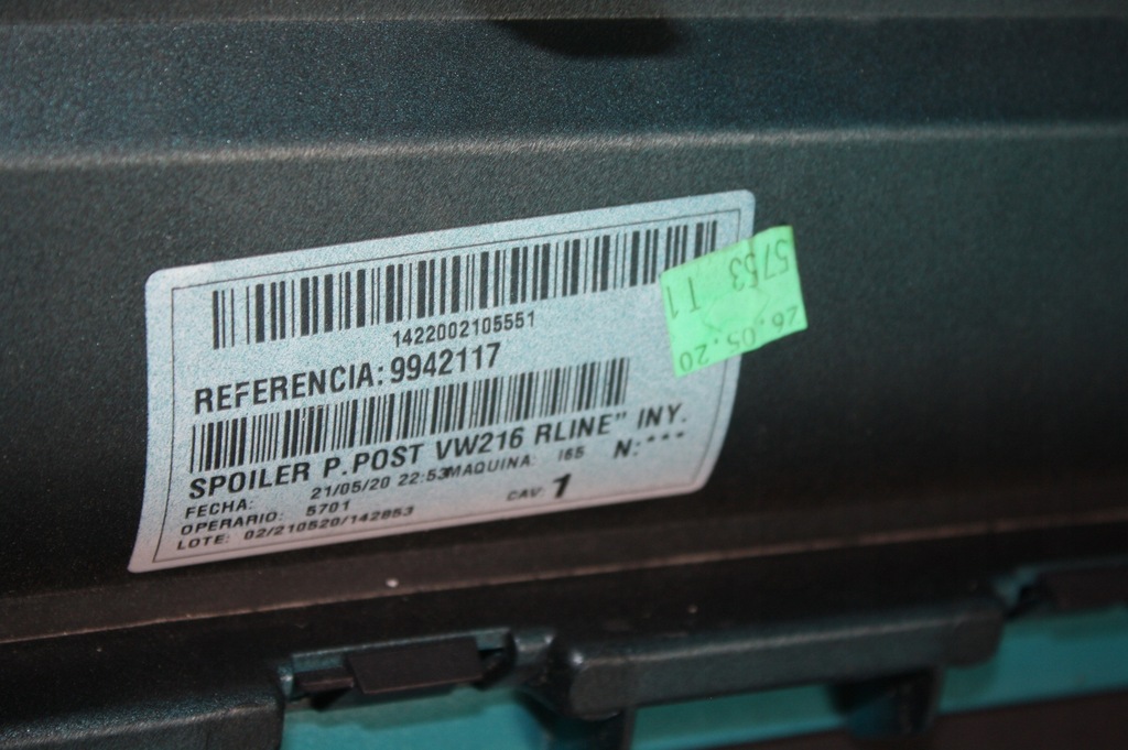 фото №9, Vw t-cross r-line накладка спойлер бампера задня